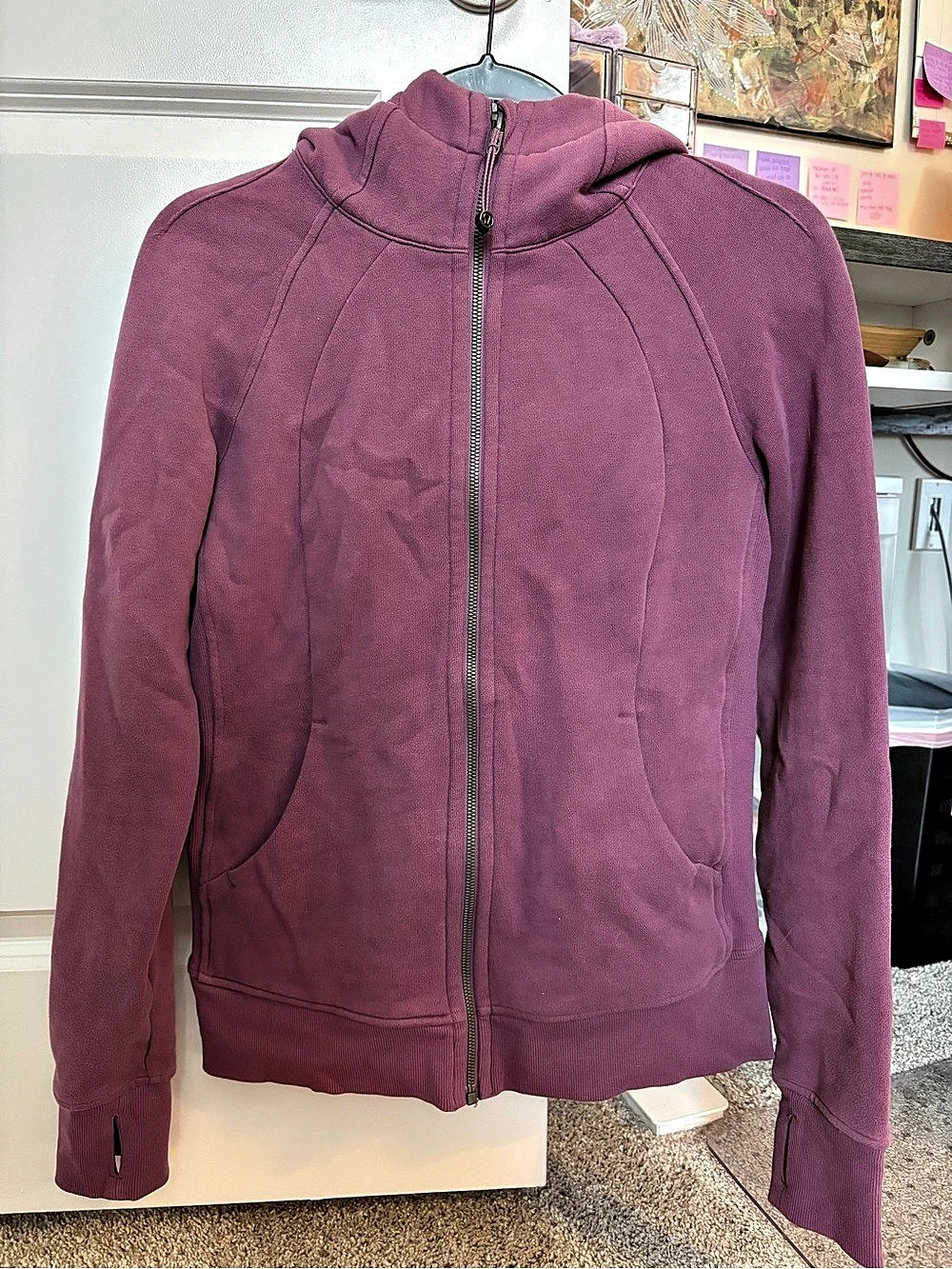 lululemon Scuba Full-Zip Hoodie Vintage Plum 8